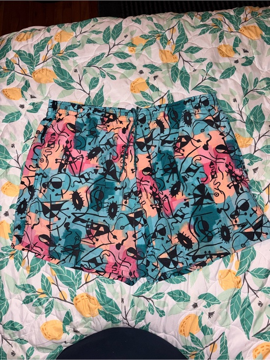 Speedo Other - Vintage 90s Speedo Abstract Neon Swim Trunks Shorts Made in Taiwan Men’s L